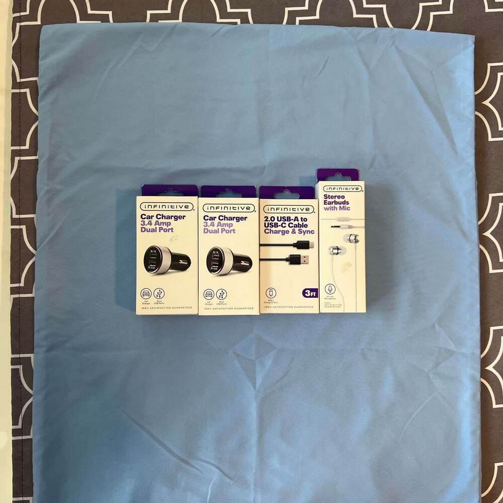 Infinitive USB-A to USB-C 3.0 Charge and Sync Cable 3ft - Black